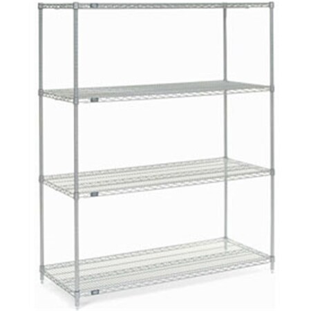 Designed To Furnish Nexel Chrome Wire Shelving, 54 x 24 x 74 in. DE2968594